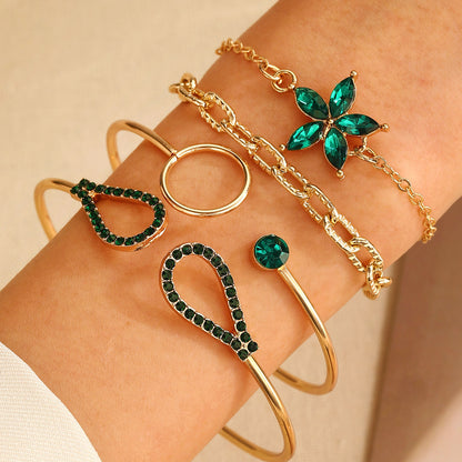 alloy bracelets set