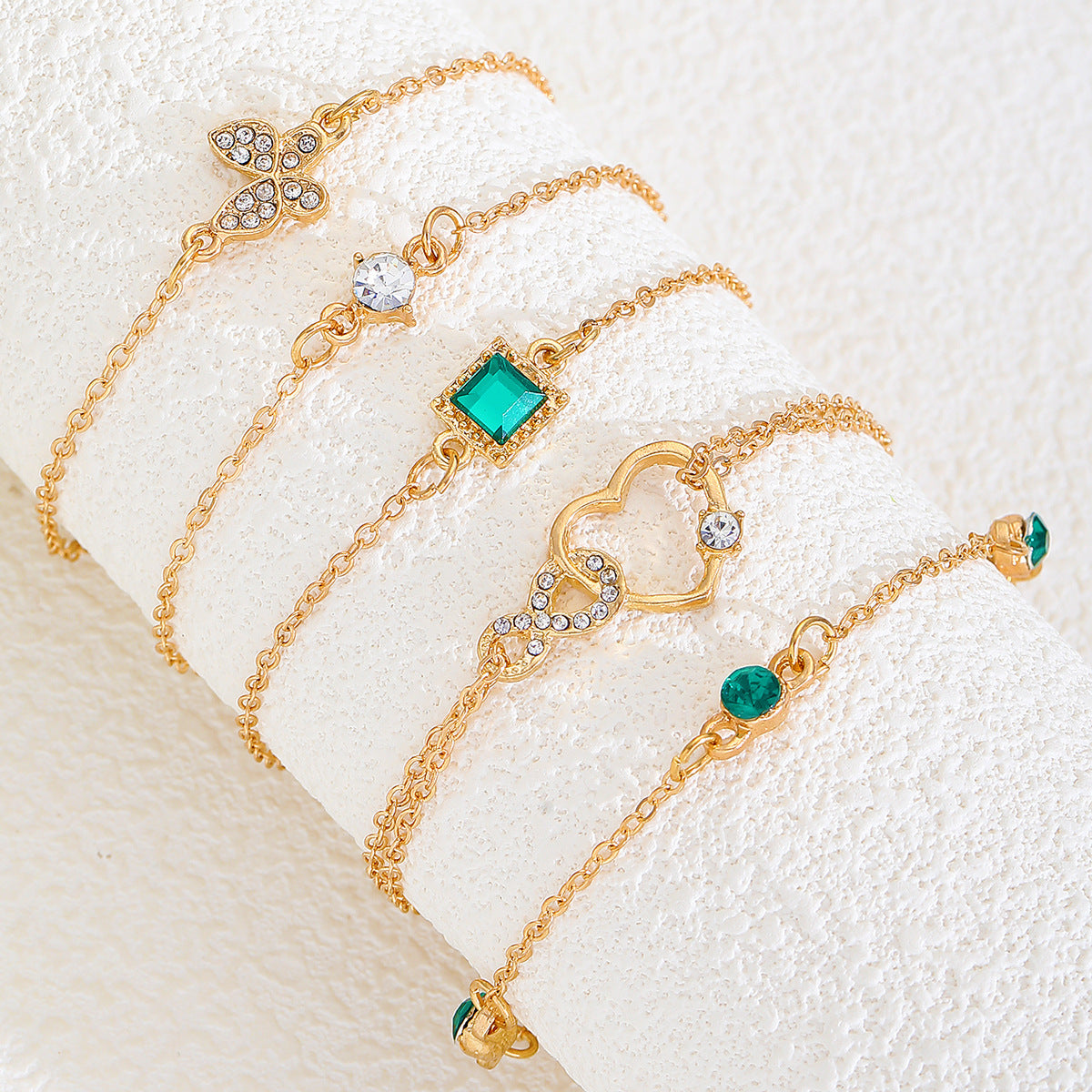 alloy bracelets set