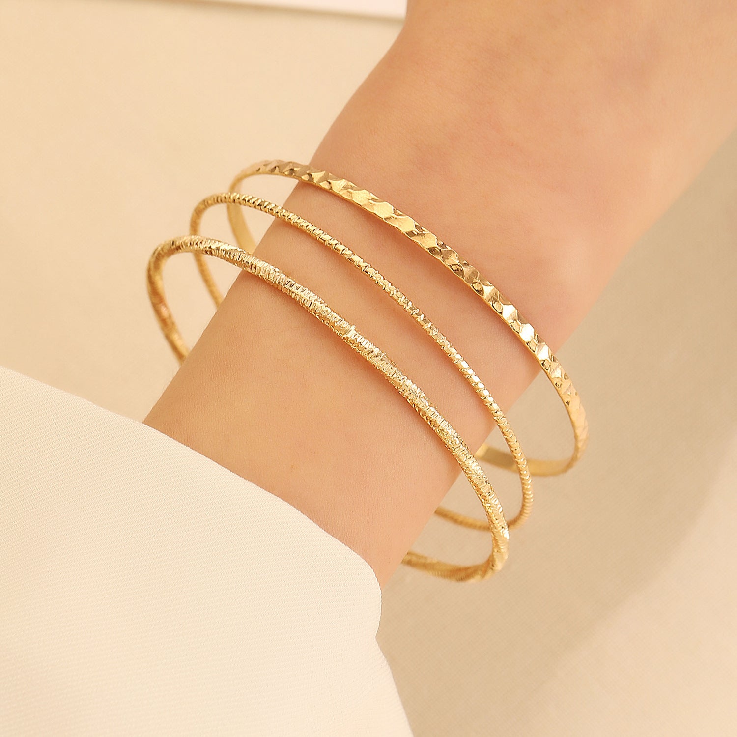 alloy bracelets set
