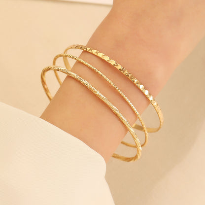 alloy bracelets set
