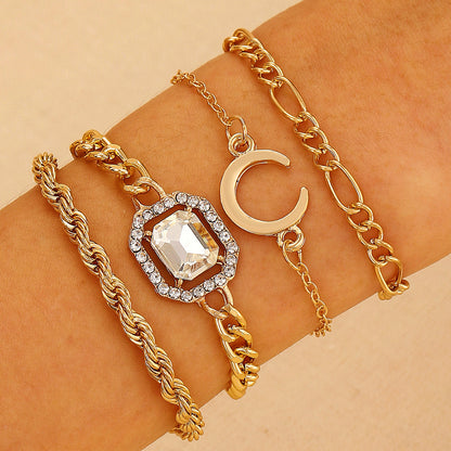 alloy bracelets set