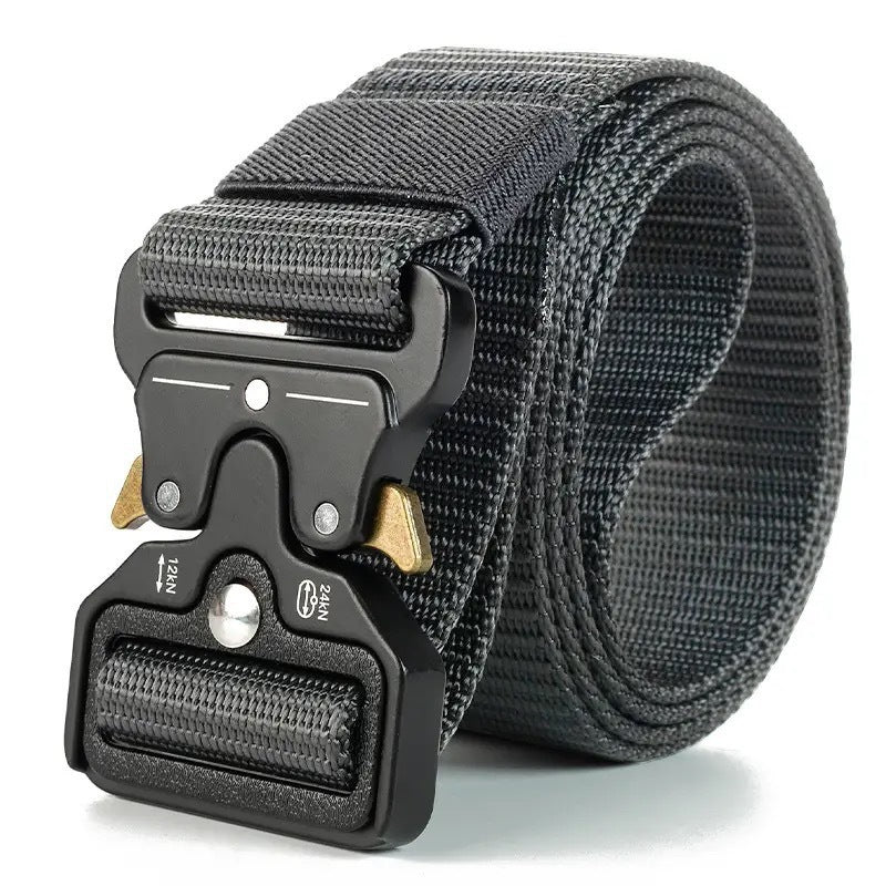 Alloy buckle tactical belt