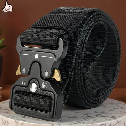 Alloy buckle tactical belt