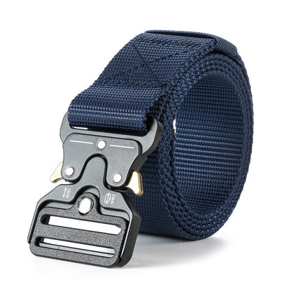 Alloy buckle tactical belt