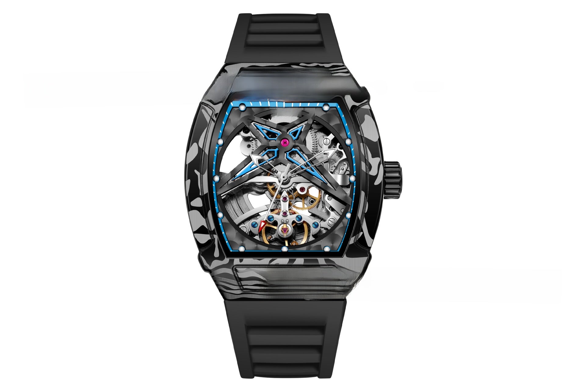 Alloy case mechanical watch
