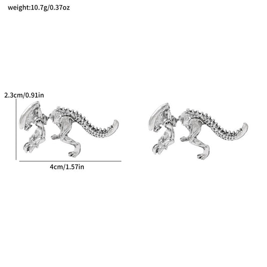 Alloy Dinosaur Earrings