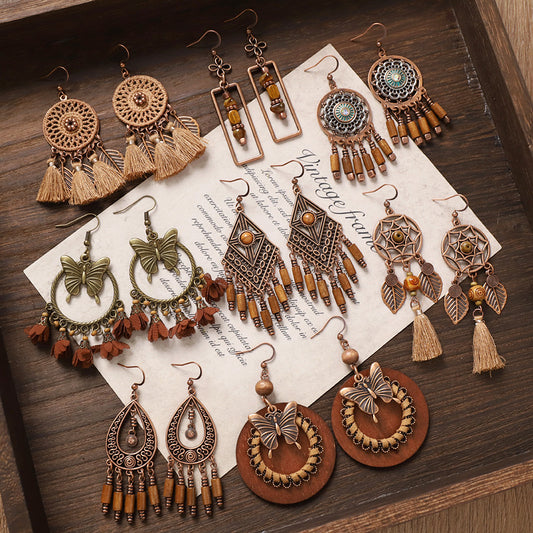 alloy earrings