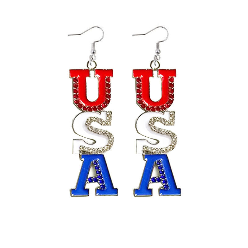 Alloy earrings