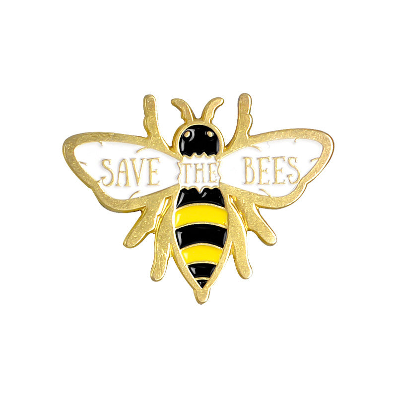 Alloy enamel bee pin