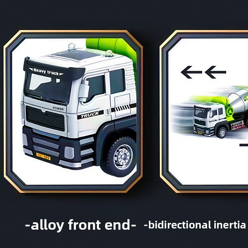 Alloy Engineering Vehicle Inertia Toy Cars