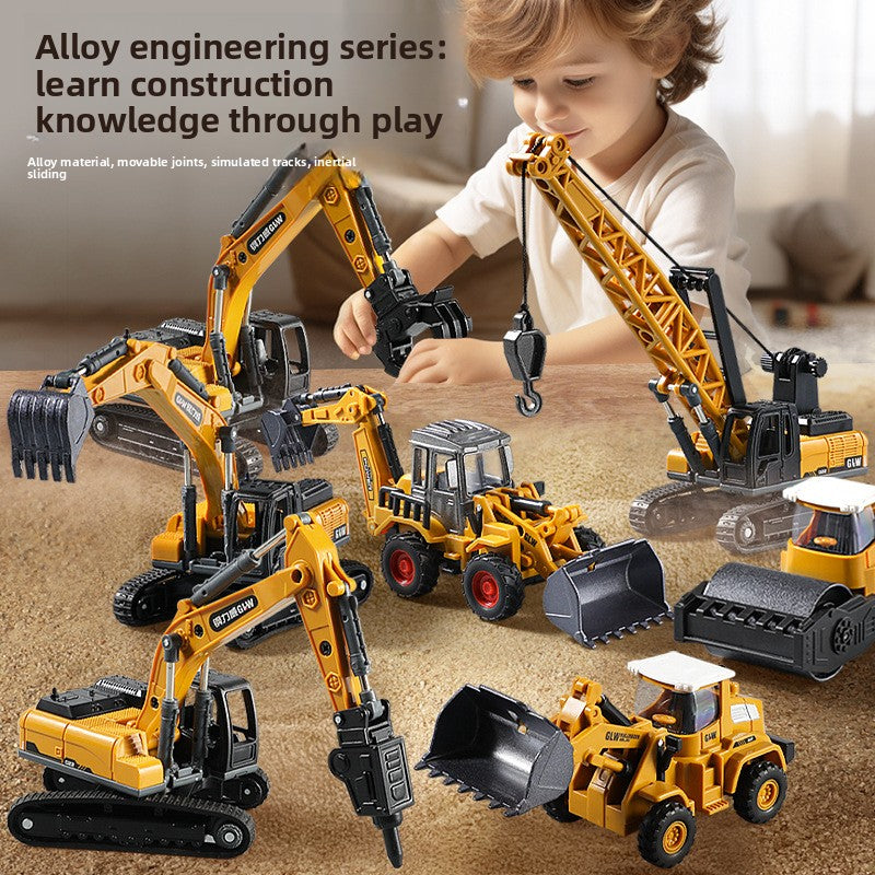 Alloy Engineering Vehicle Toy
