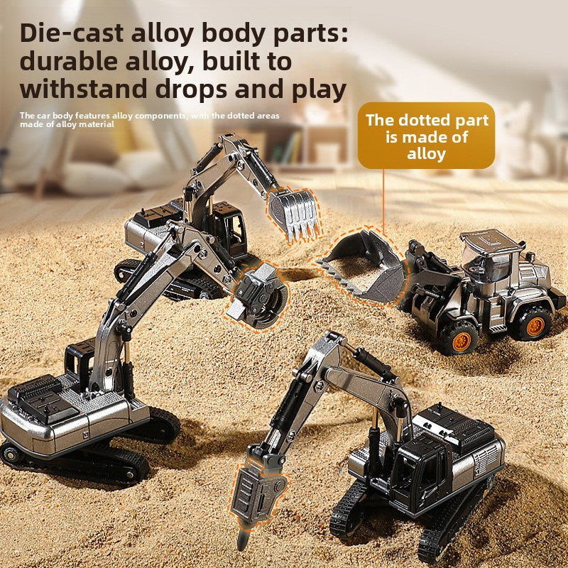 Alloy Engineering Vehicle Toy