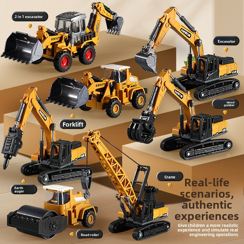 Alloy Engineering Vehicle Toy