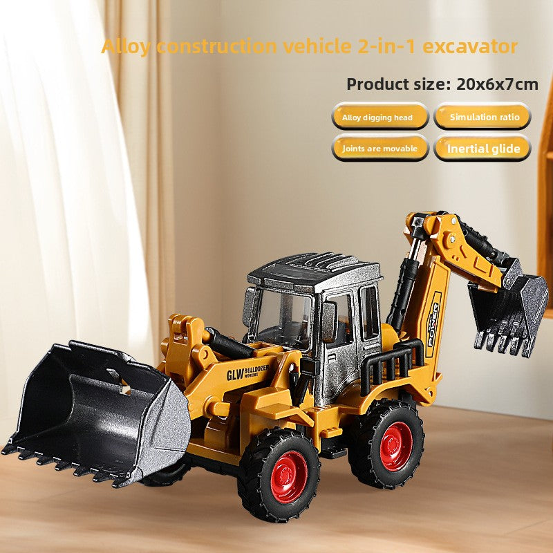 Alloy Engineering Vehicle Toy
