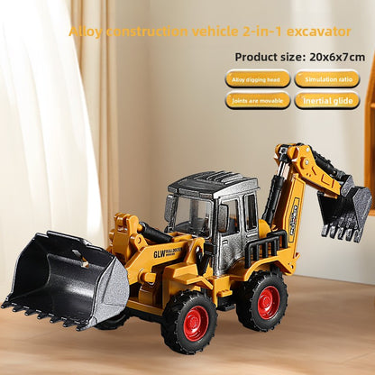Alloy Engineering Vehicle Toy