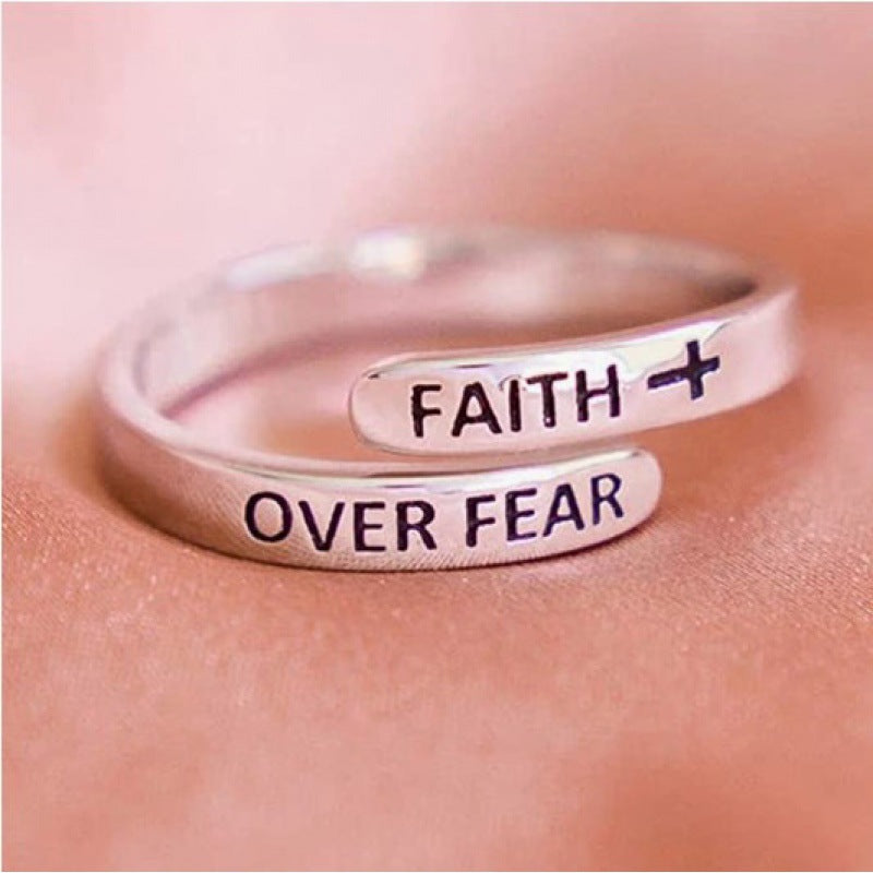 Alloy geometric cross ring