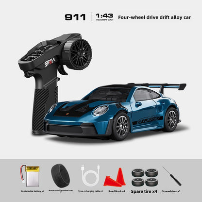 Alloy High-Speed ​​Four-Wheel Drive Drift Remote Control Car
