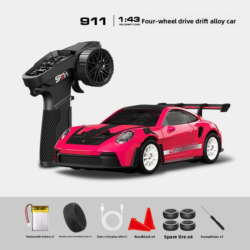 Alloy High-Speed ​​Four-Wheel Drive Drift Remote Control Car