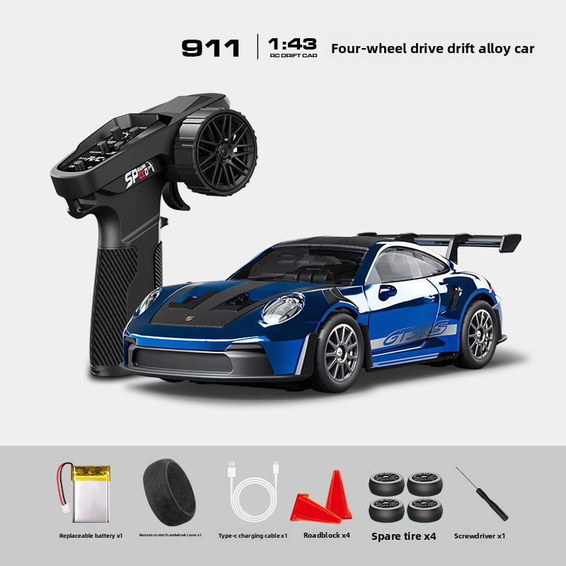 Alloy High-Speed ​​Four-Wheel Drive Drift Remote Control Car