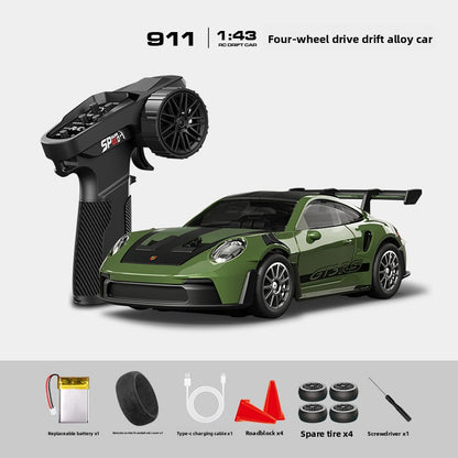 Alloy High-Speed ​​Four-Wheel Drive Drift Remote Control Car