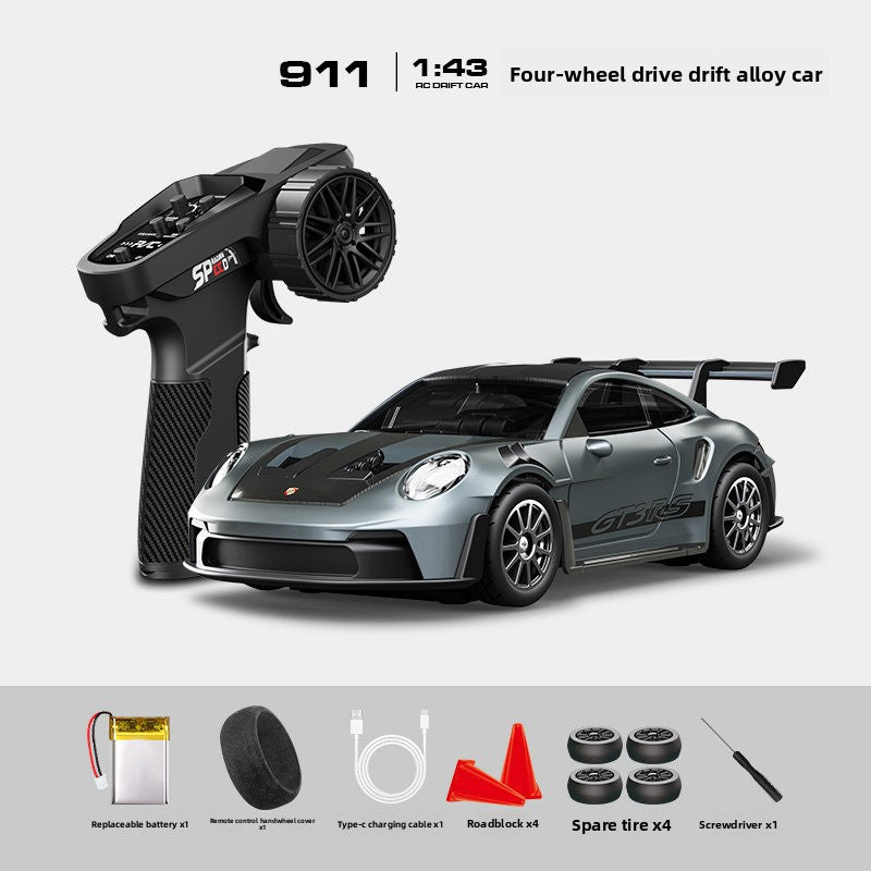 Alloy High-Speed ​​Four-Wheel Drive Drift Remote Control Car