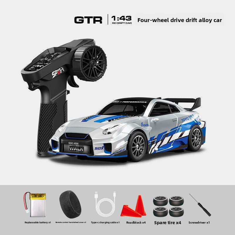 Alloy High-Speed ​​Four-Wheel Drive Drift Remote Control Car