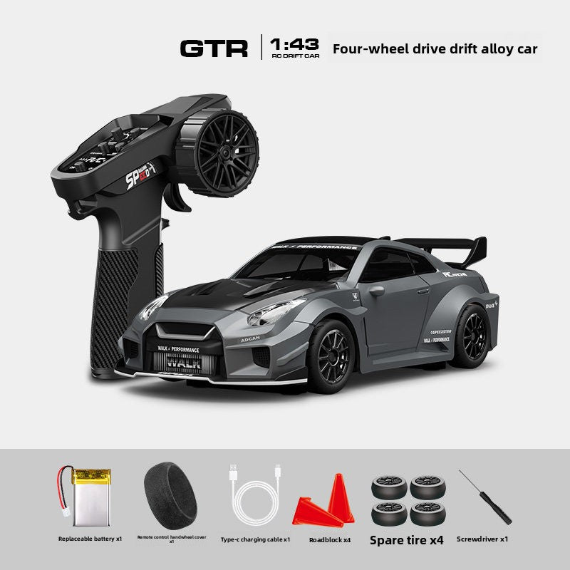 Alloy High-Speed ​​Four-Wheel Drive Drift Remote Control Car
