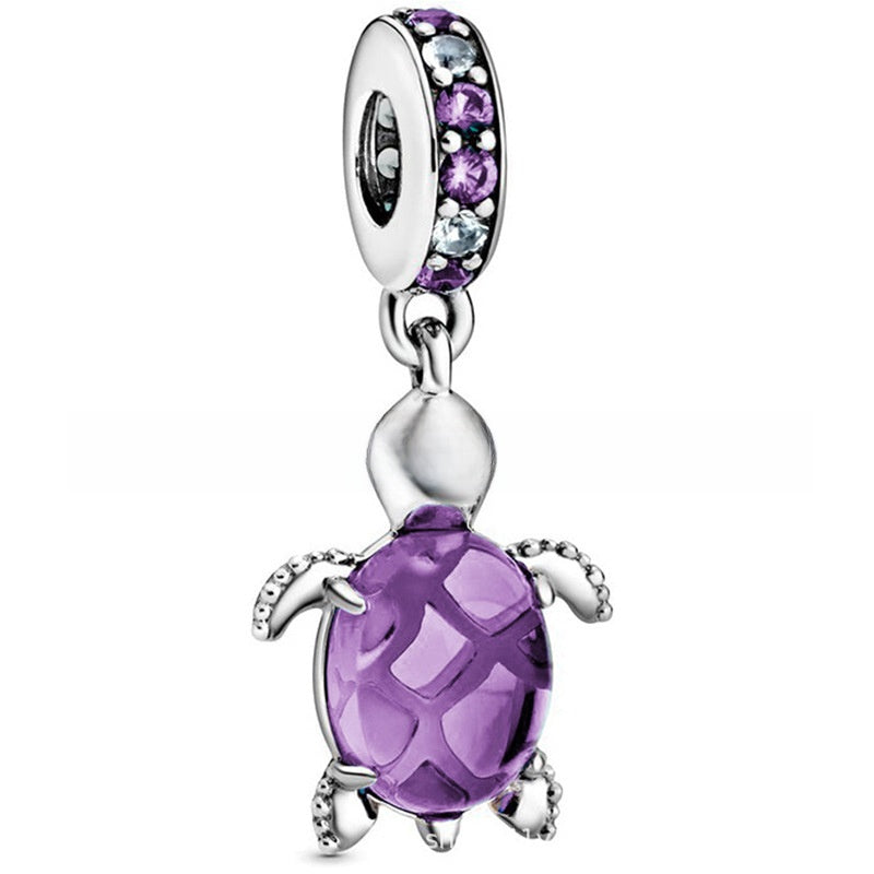 Alloy large-hole bead string beads