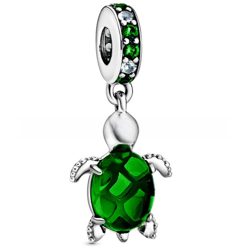 Alloy large-hole bead string beads