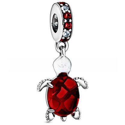 Alloy large-hole bead string beads