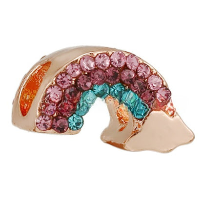 Alloy large-hole bead string beads