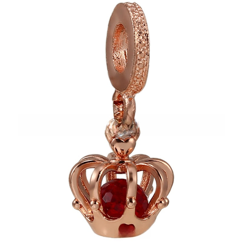 Alloy large-hole bead string beads