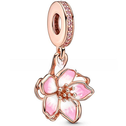 Alloy large-hole bead string beads
