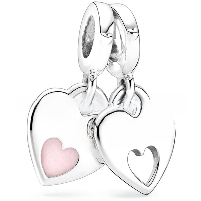 Alloy large-hole bead string beads