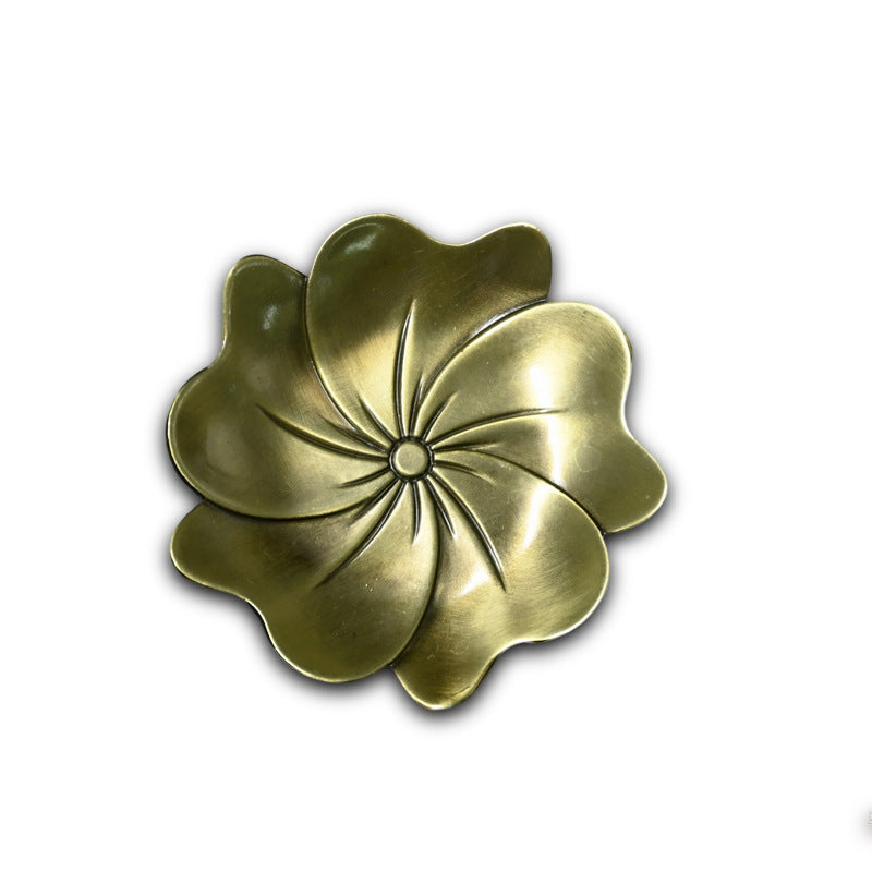 Alloy Lotus Incense Holder Zen Incense Burner Tray