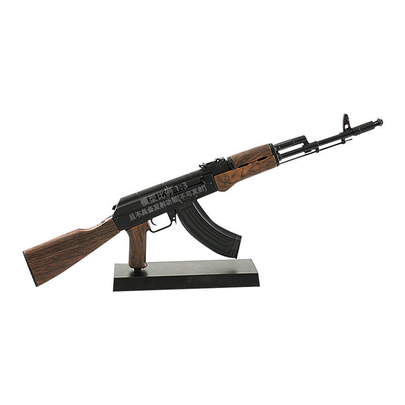 Alloy model metal assembly toy gun