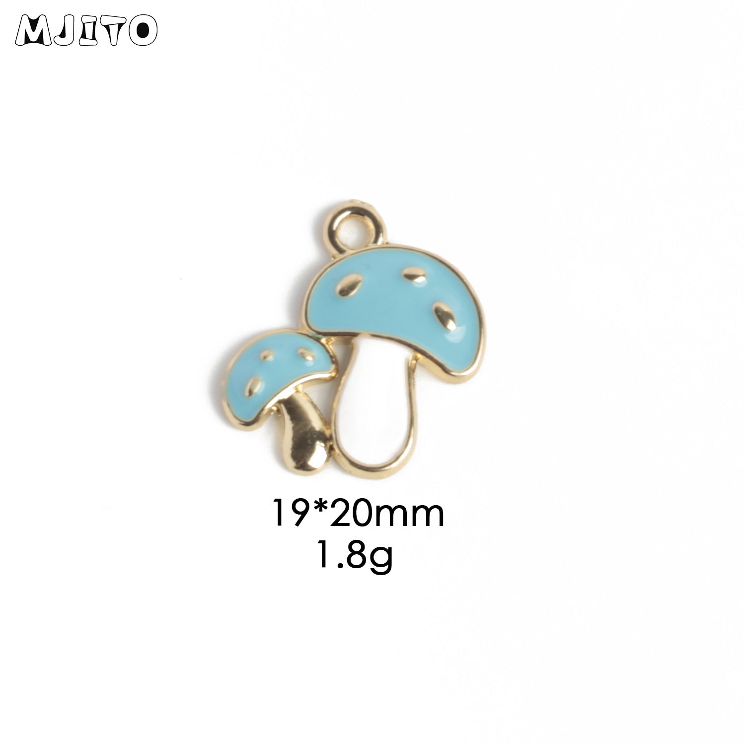 Alloy Mushroom Pendant Charm for Jewelry Making