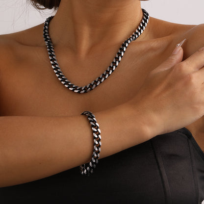 alloy necklace set