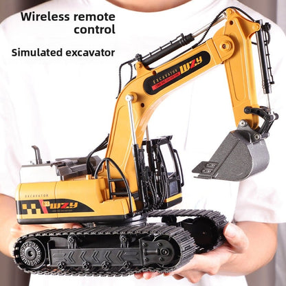 Alloy remote control excavator toy car