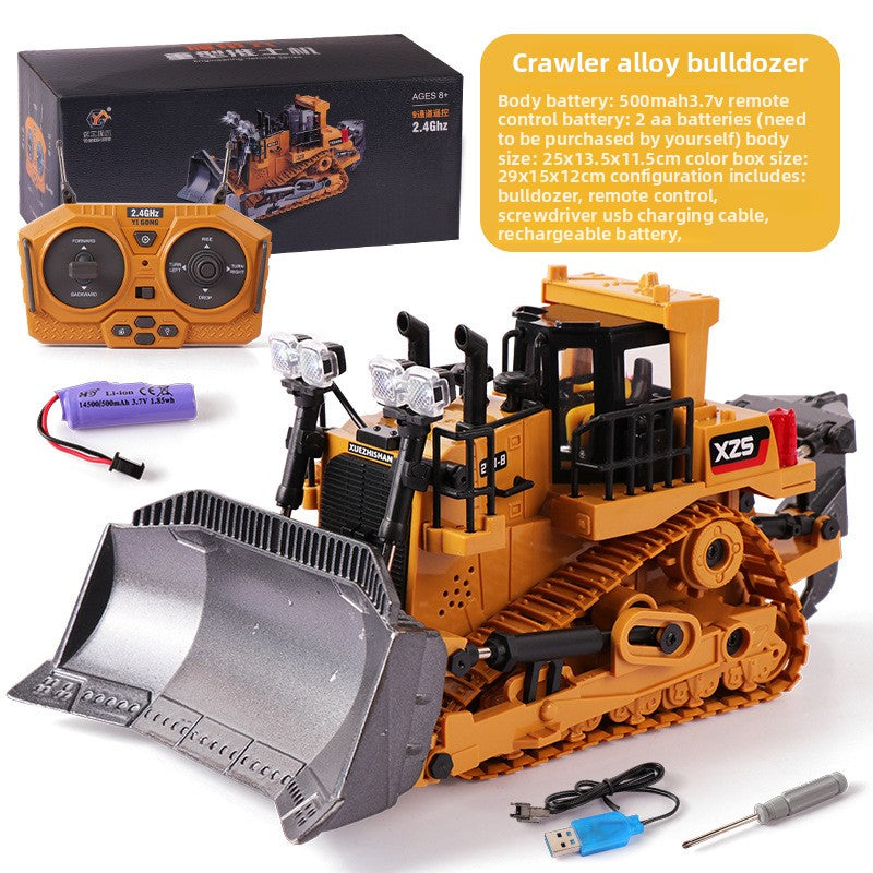 Alloy remote-controlled vehicle excavator