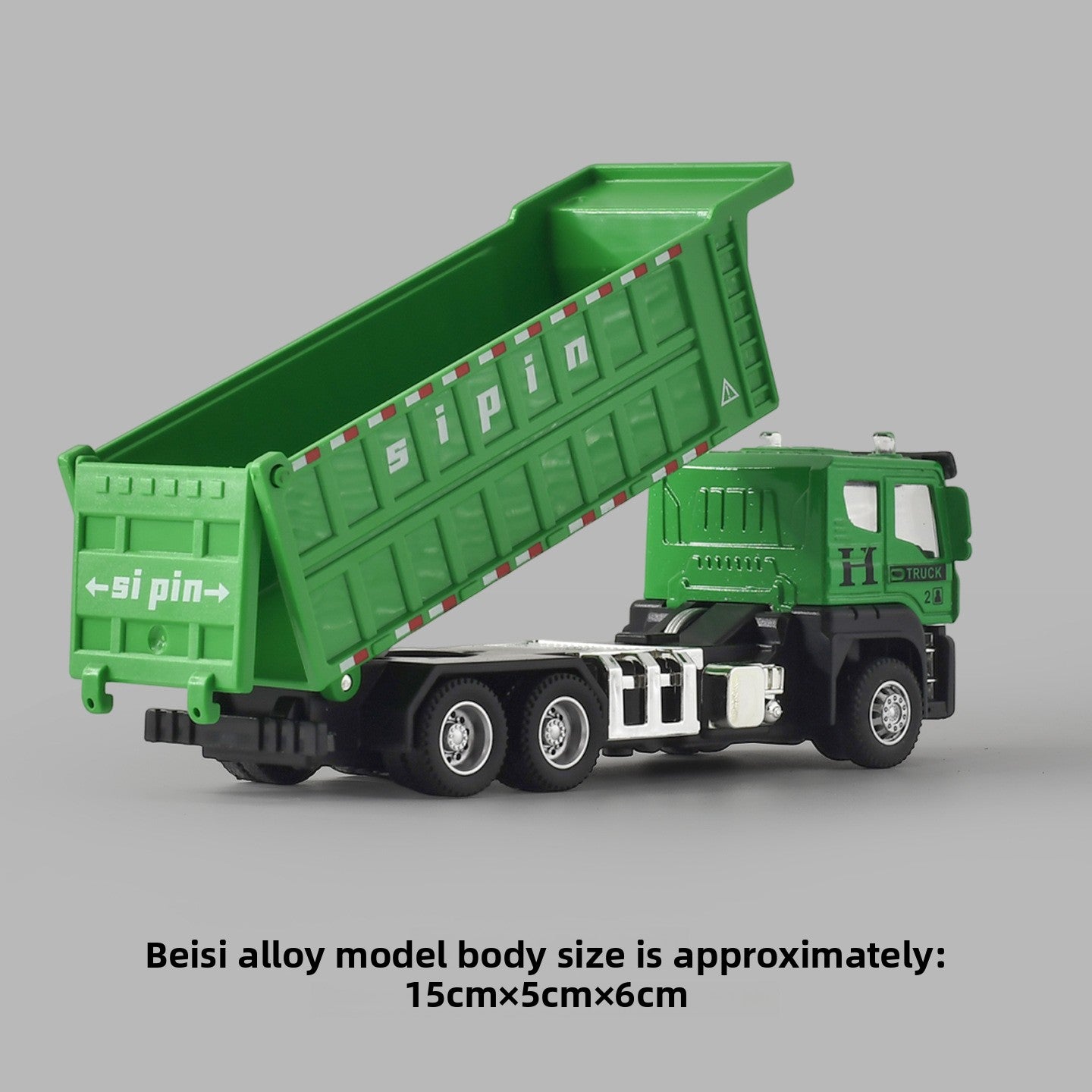 Alloy Sanitation Truck Toy with Inertia Motion