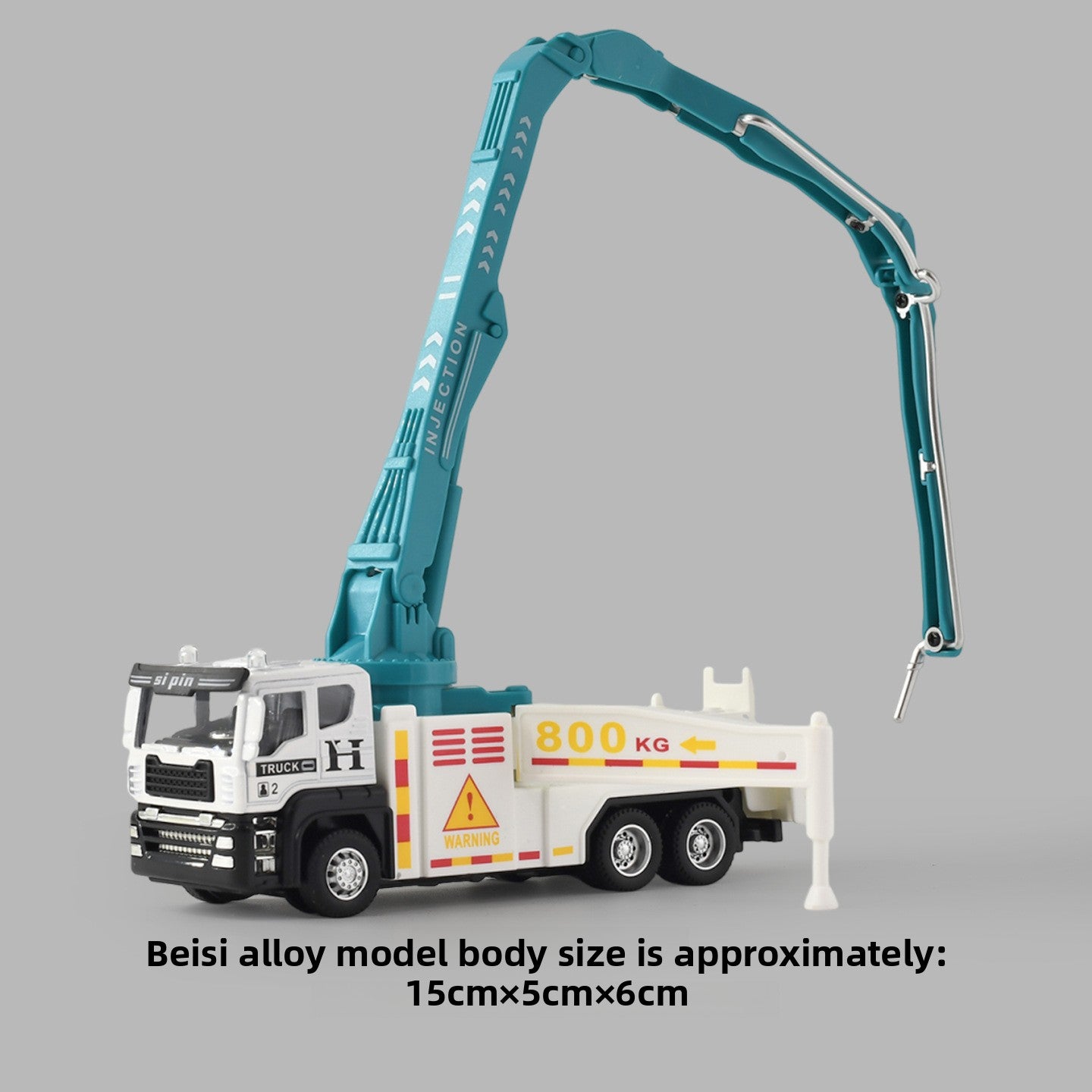Alloy Sanitation Truck Toy with Inertia Motion