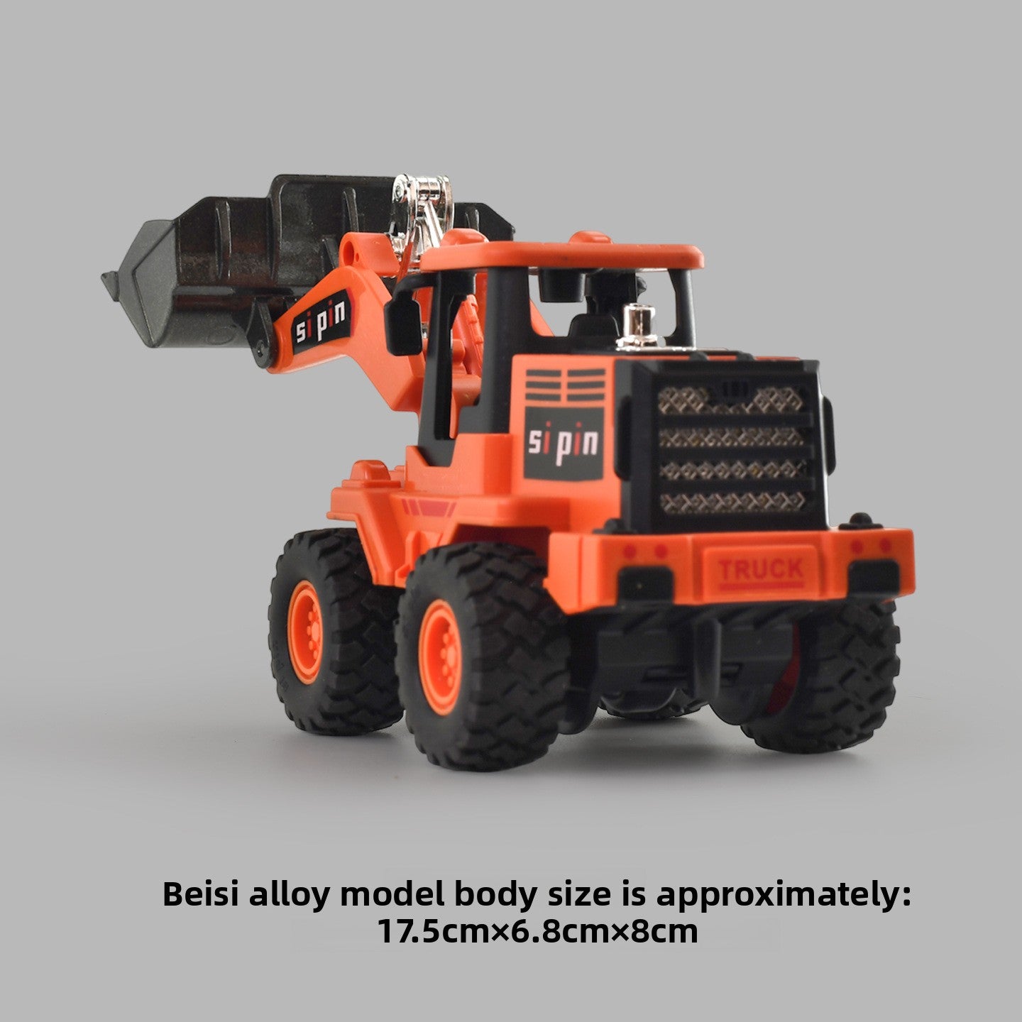Alloy Sanitation Truck Toy with Inertia Motion