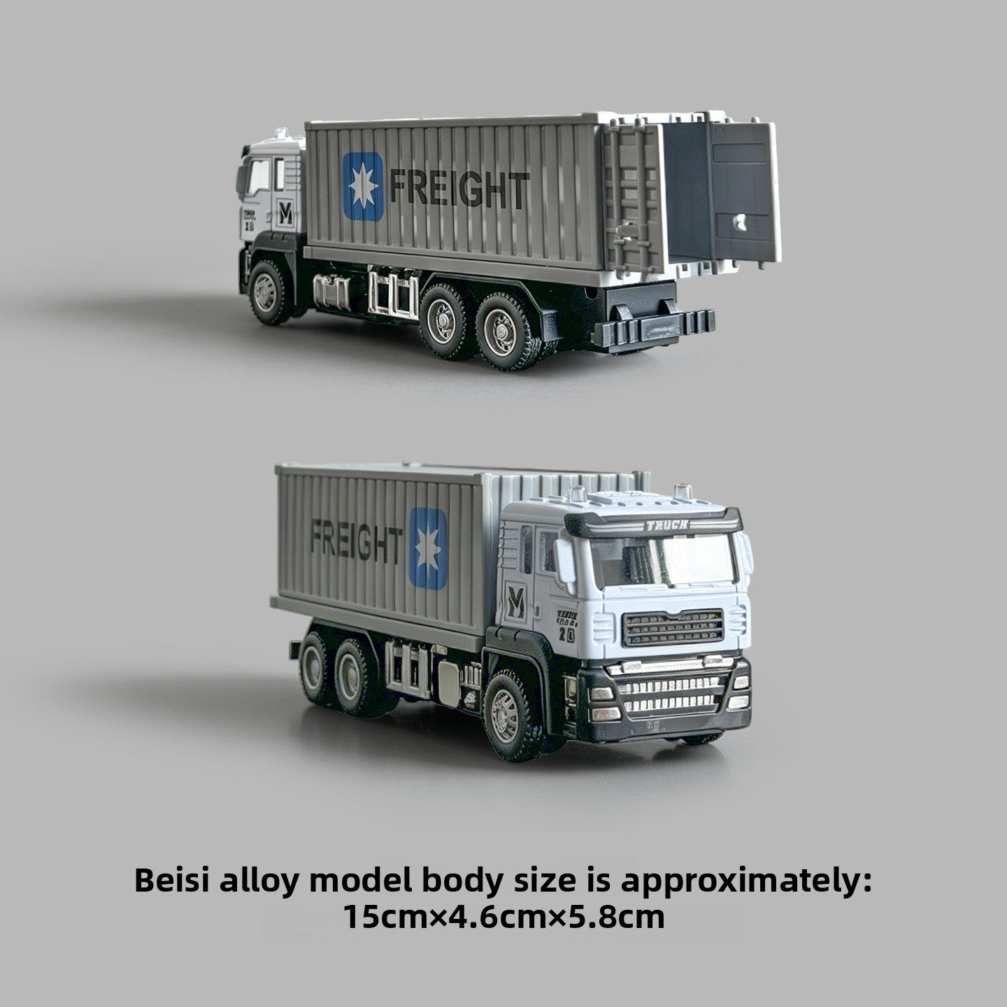 Alloy Sanitation Truck Toy with Inertia Motion