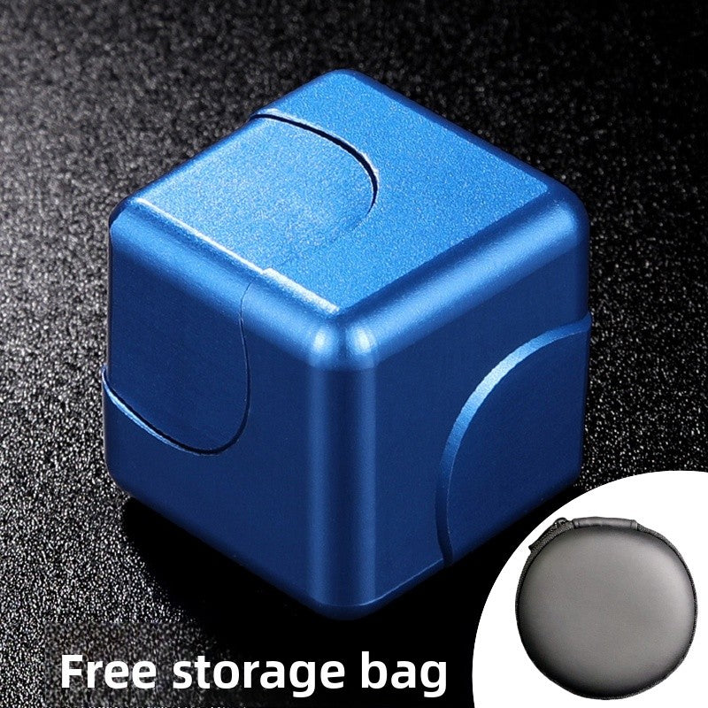 Alloy Square Fingertip Spinner Gyro Stress Relief Toy