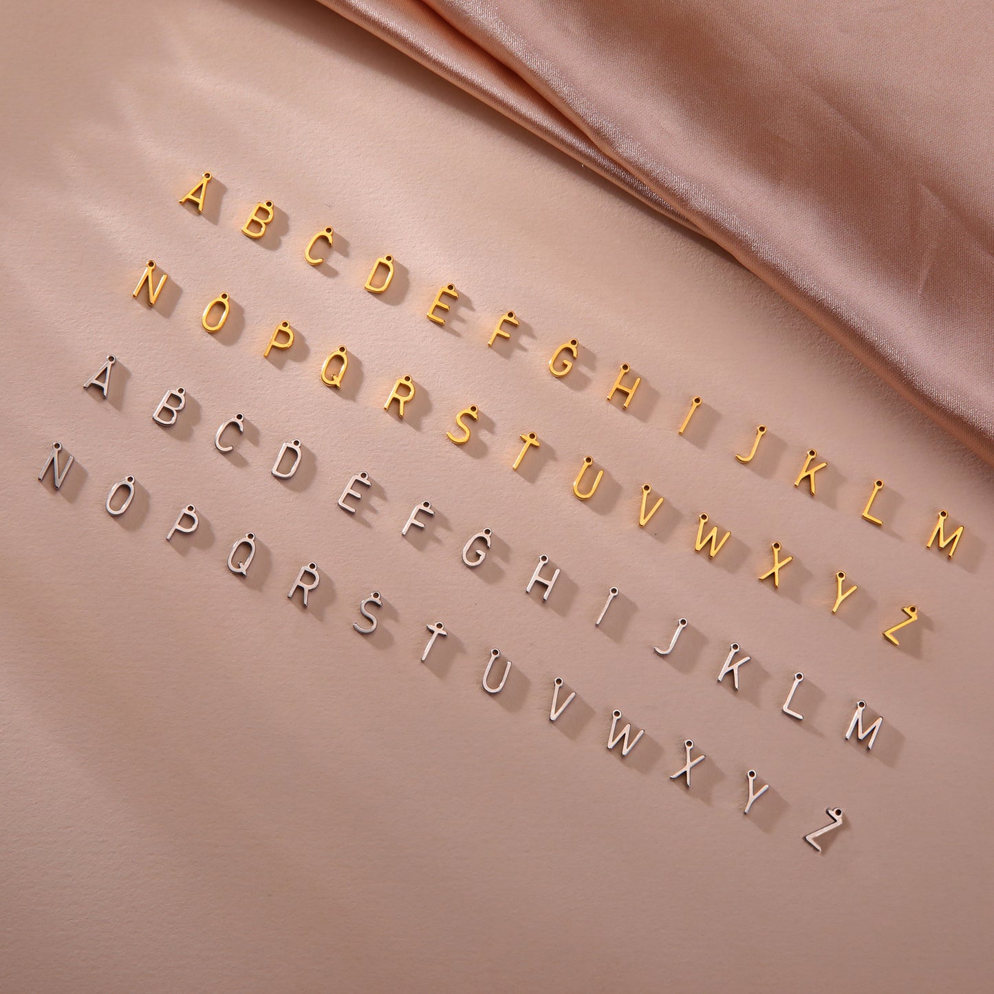 Alphabet Letter Pendant Charm