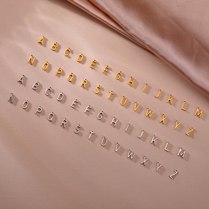Alphabet Letter Pendant Charm