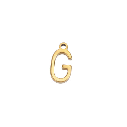 Alphabet Letter Pendant Charm