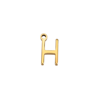 Alphabet Letter Pendant Charm
