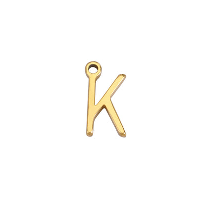 Alphabet Letter Pendant Charm